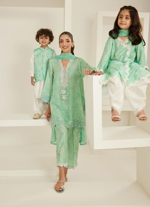 Sabrina Shirt And Dupatta with Pants