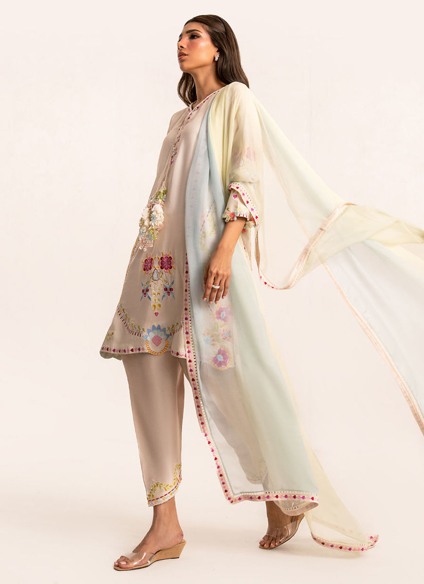Evan Shirt and Dupatta with Bottoms