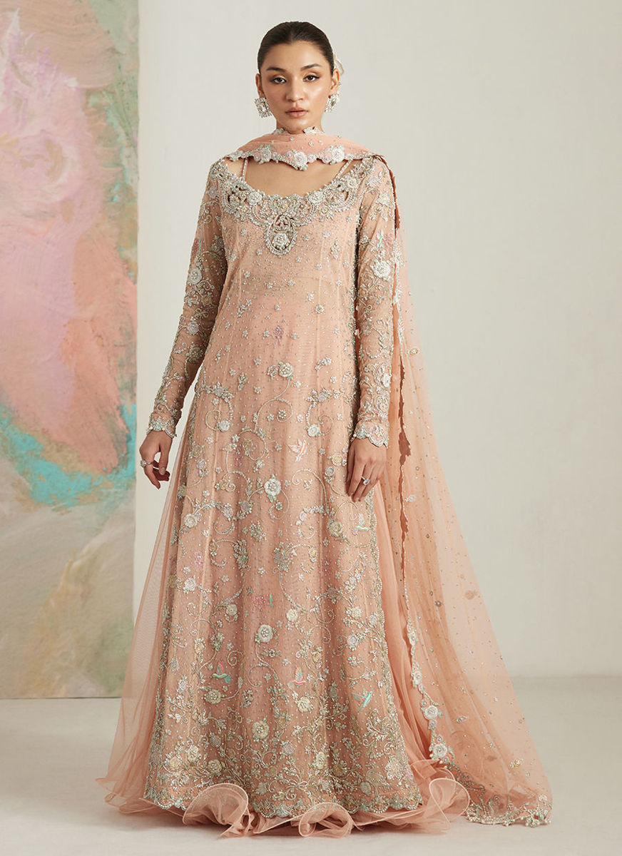 Larissa Paneled Shirt And Lehnga
