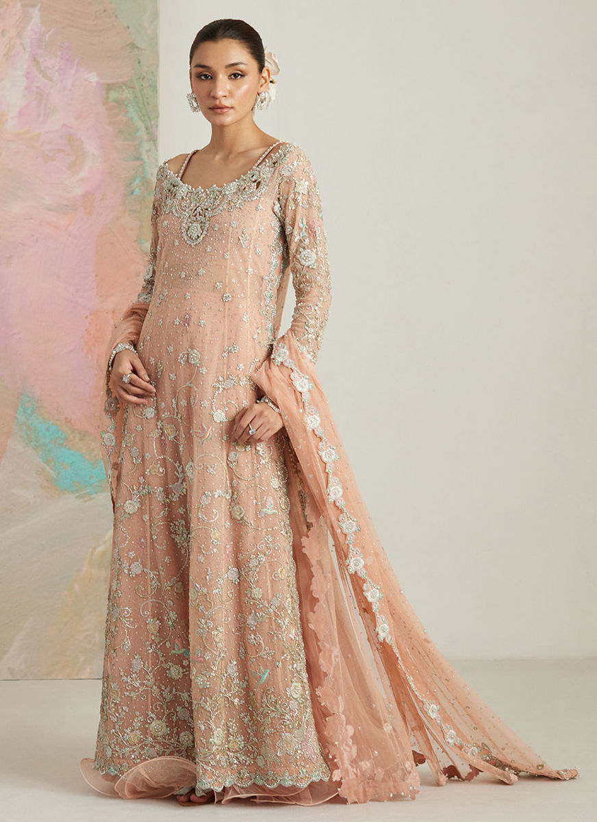 Larissa Paneled Shirt And Lehnga