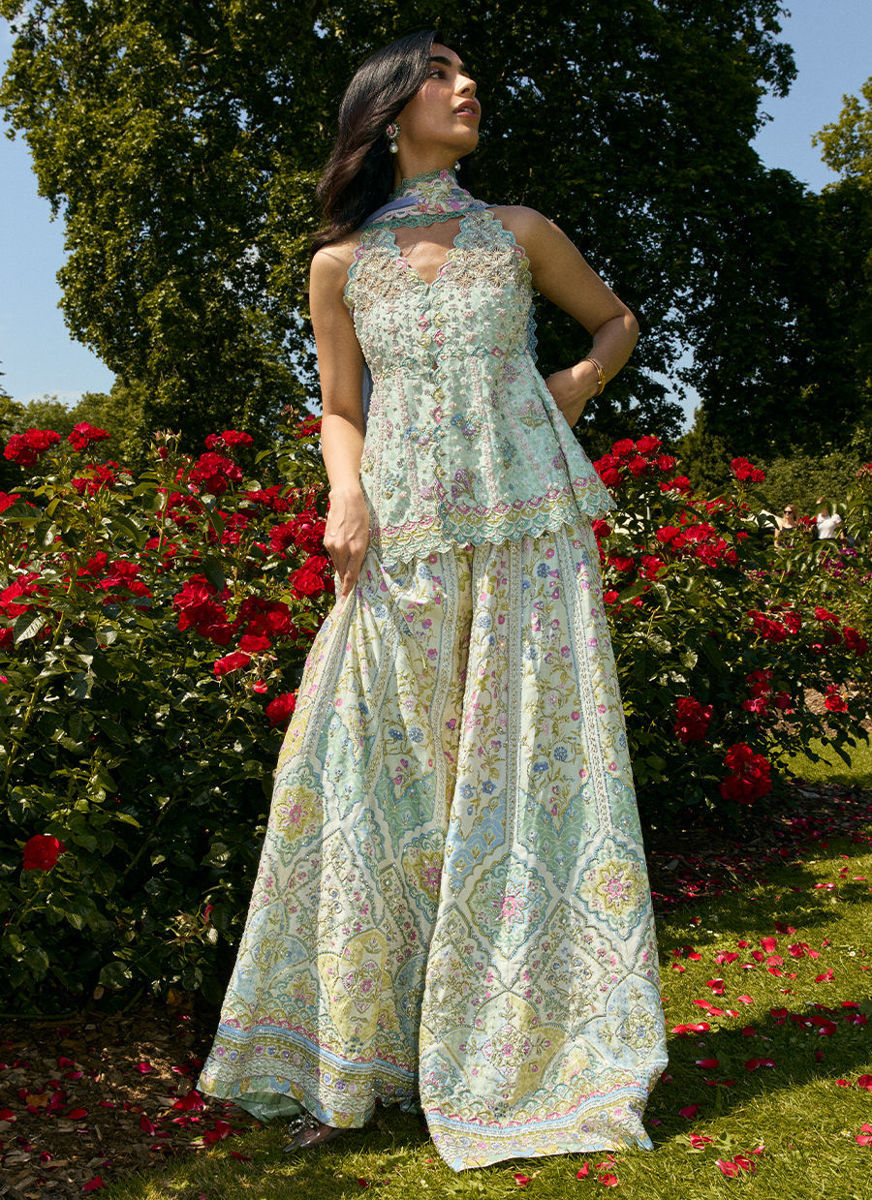 Jessy Peplum With Dhaka Pants