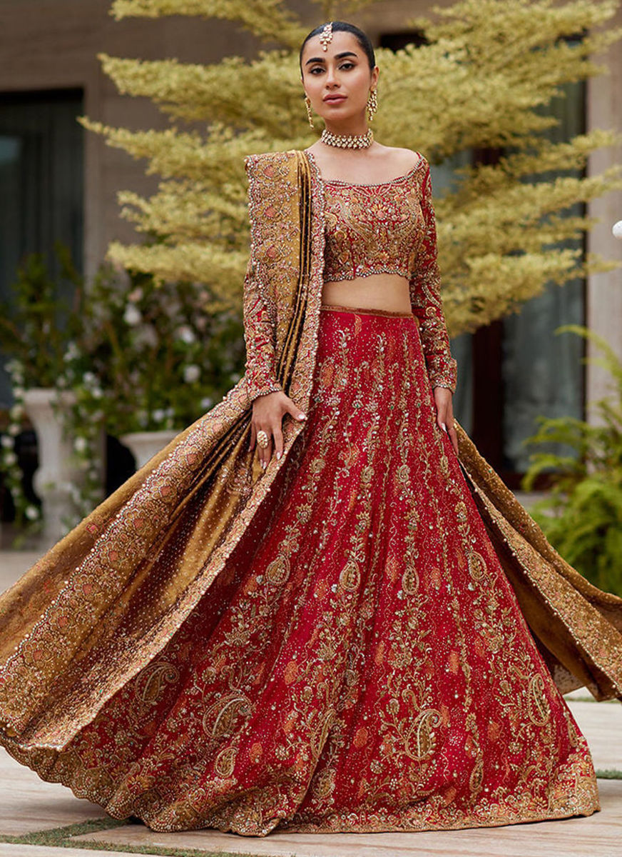 Mahvash Scarlet Lehnga Choli