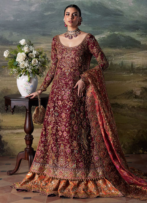 Katie Maroon Bridal