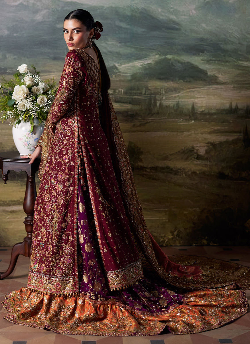 Katie Maroon Bridal